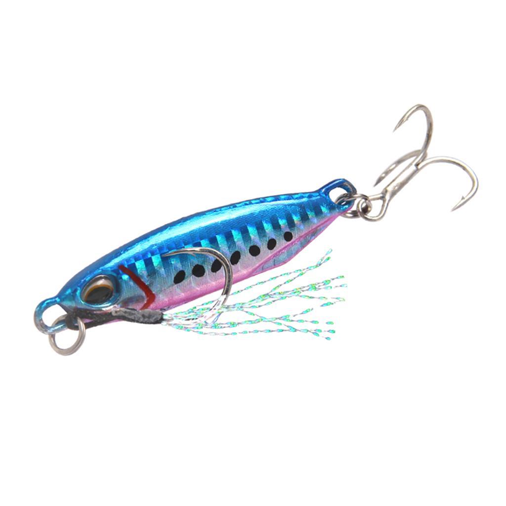 Life-like Metal Hard Jigging Lead Fish 16g 5cm Minnow Fishing Lure 3D Eyes