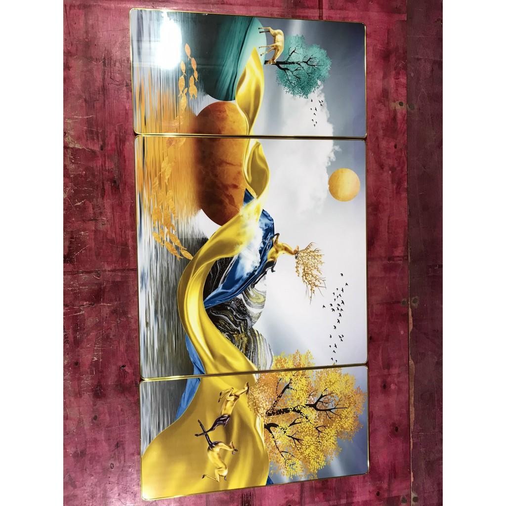 Bộ ba tranh treo tường phong cảnh cao cấp