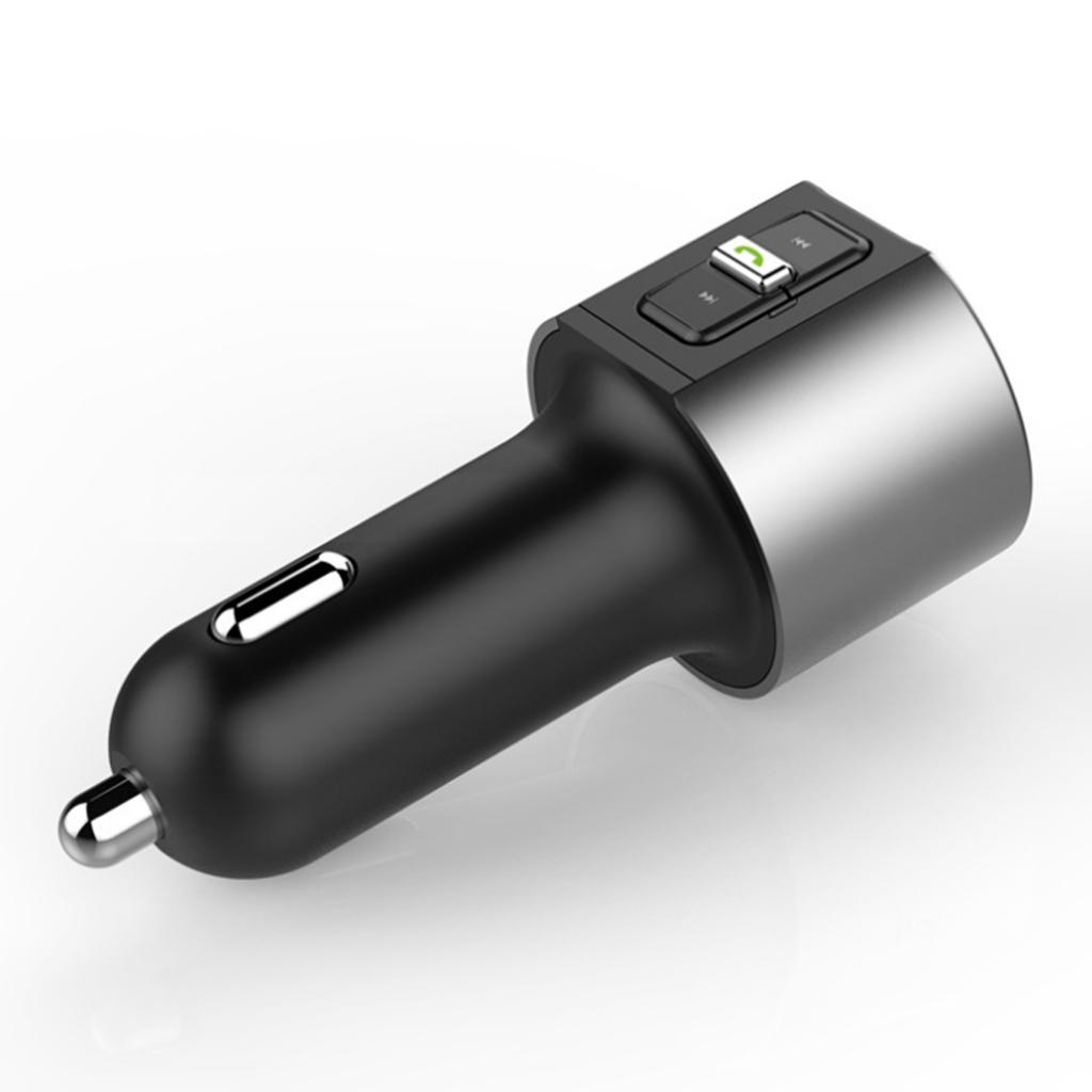 Dual USB 5V 2.4A &amp; 1A Car Bluetooth Transmitter Radio Adapter MP3 Player