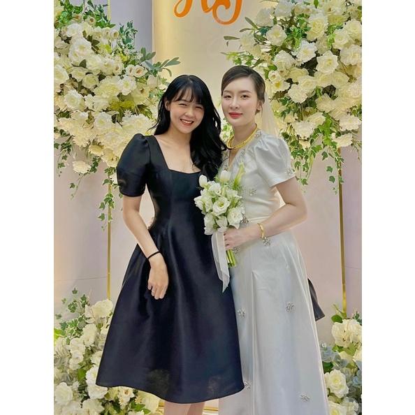 CICI DRESS Đầm tùng xoè túi xếp li