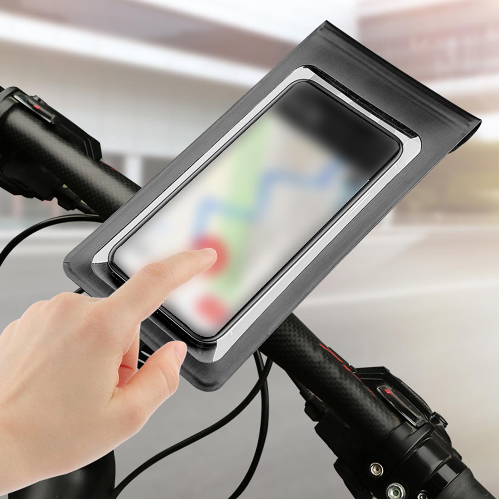 Motorcycle Phone Holder Waterproof Touch Screen Motorcycle Phone Mount
