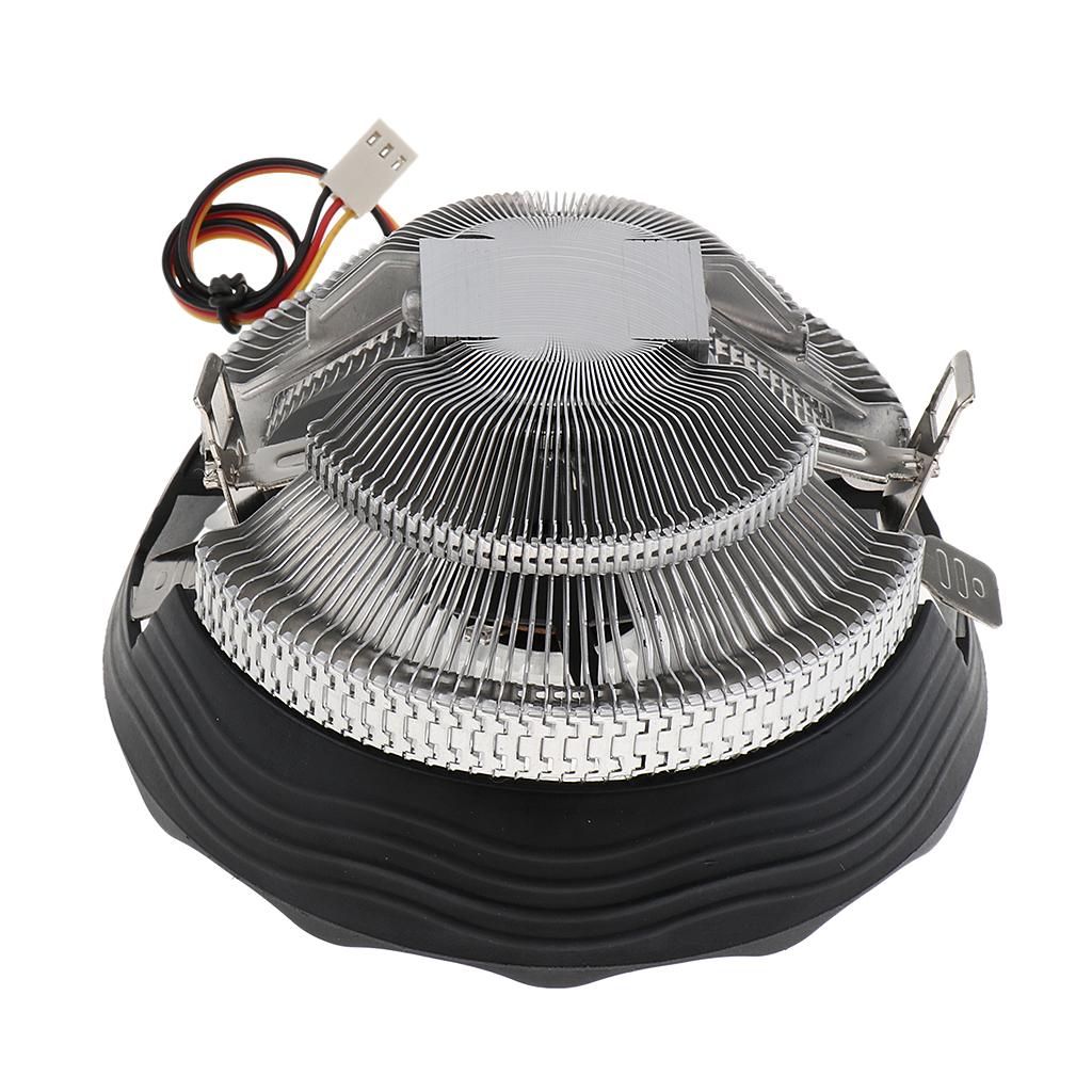 Alloy Bearing CPU Cooler Fan RGB Heatsink Radiator for Intel LGA1156/1155