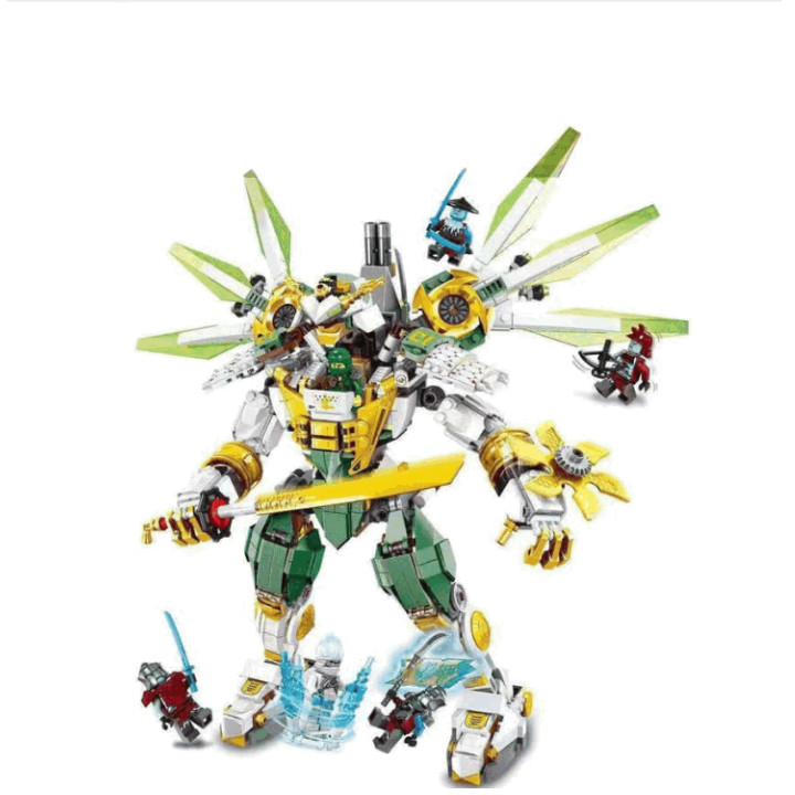 Lắp Ráp Xếp Hình Ninjago Movies Mô Hình Robot Titan Của LOYD 929 Khối -Đồ Chơi Trẻ Em