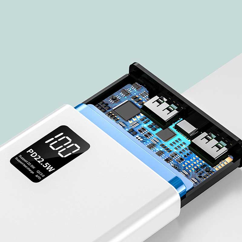 Pin Sạc Dự Phòng 10.000mAh HXSJ K7 - 2 Cổng sạc siêu nhanh 22.5W, Type-C 20W, Kích Thước Mỏng và Nhẹ - HÀNG CHÍNH HÃNG