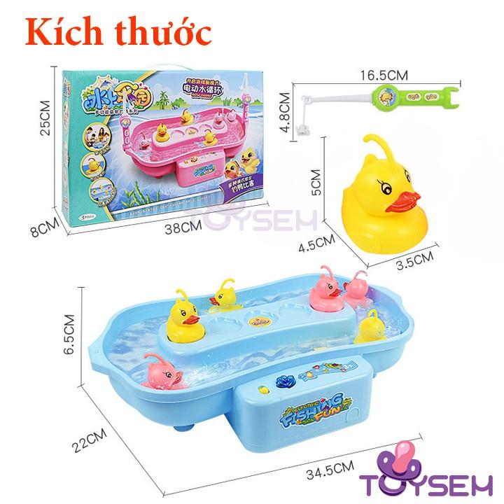 Đồ chơi trẻ em bể câu vịt tạo sóng và có nhạc sử dụng Pin 3A hoặc nguồn Usb vui nhộn - Quà tặng sinh nhật cho bé