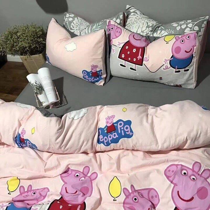 BỘ CHĂN GA COTTON HỌA TIẾT ĐỘNG VẬT