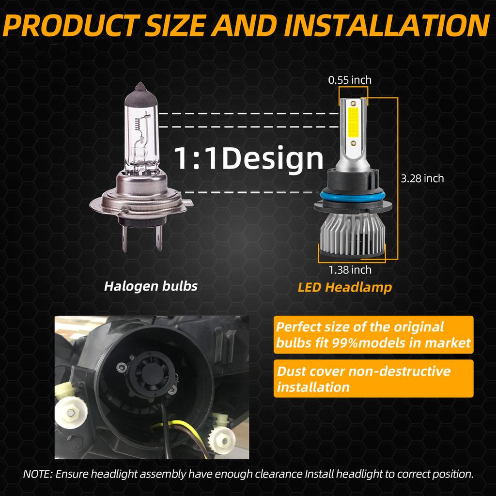 Bộ 2 Đèn Led Phá Sương Mù 6000k 45w Hb4 / 9006 Cho Xe Hơi