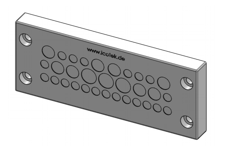 Miếng đệm cáp vào tủ điện (Cable entry plate) - Icotek