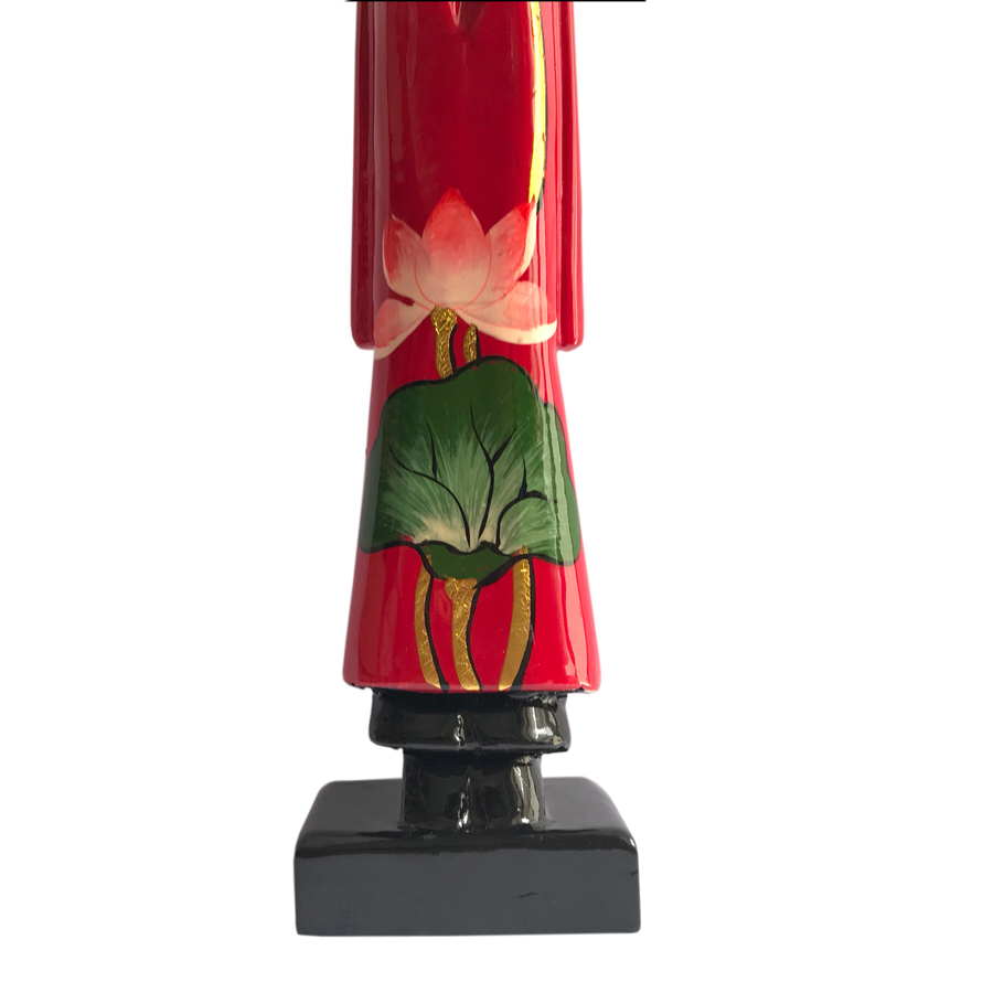 Cặp 2 tượng đá trang trí Tỳ hưu phong thủy - 2 sừng - Chiều cao 14cm - Màu Nhũ đồng