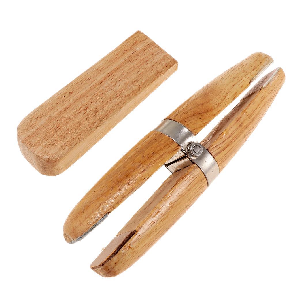 Wooden  Clamp with Metal Holder Jewelry Making Vise Bench Pin Tool Jaws