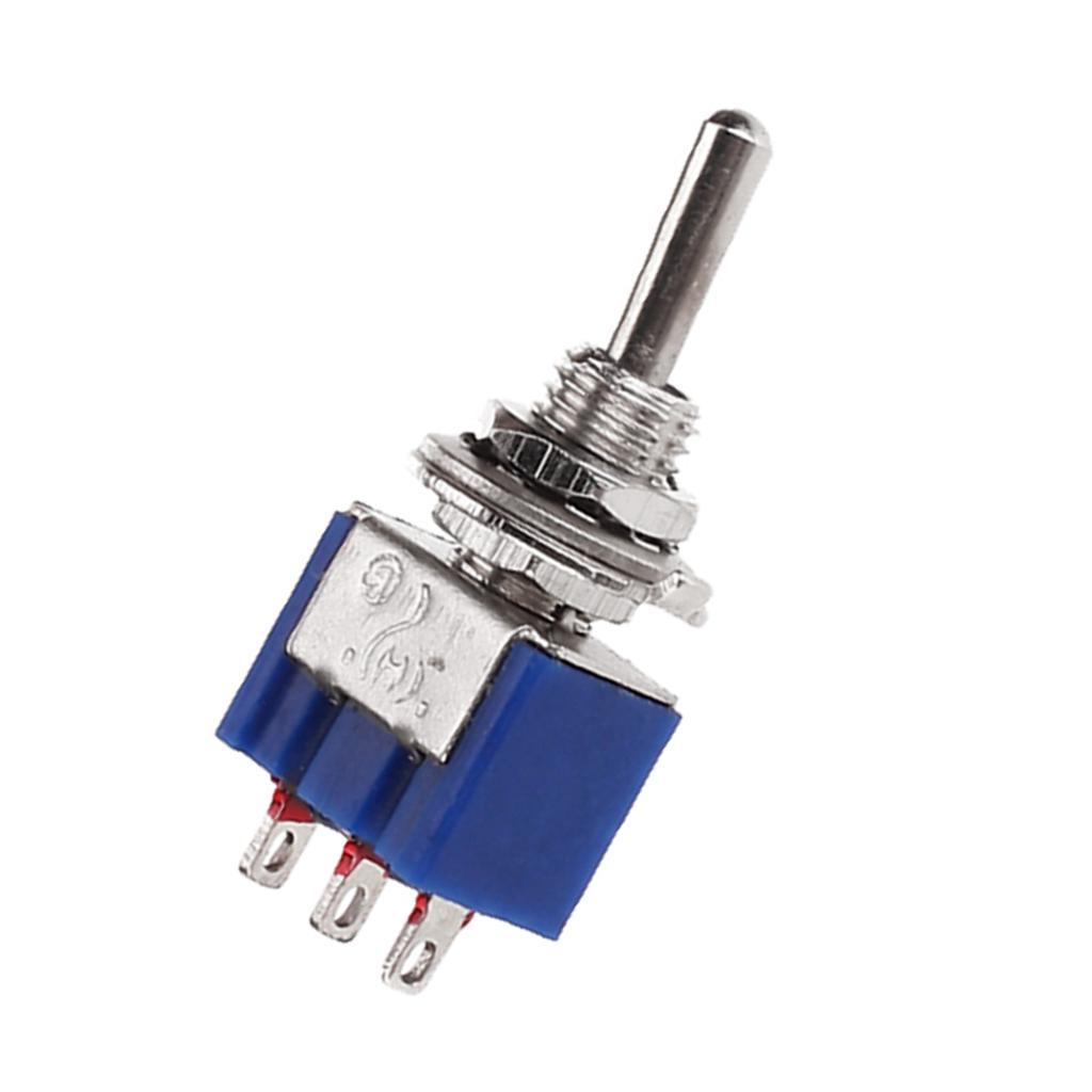 2-Way 3-Pole On/On Mini Toggle Switch Tool Guitar Accessory