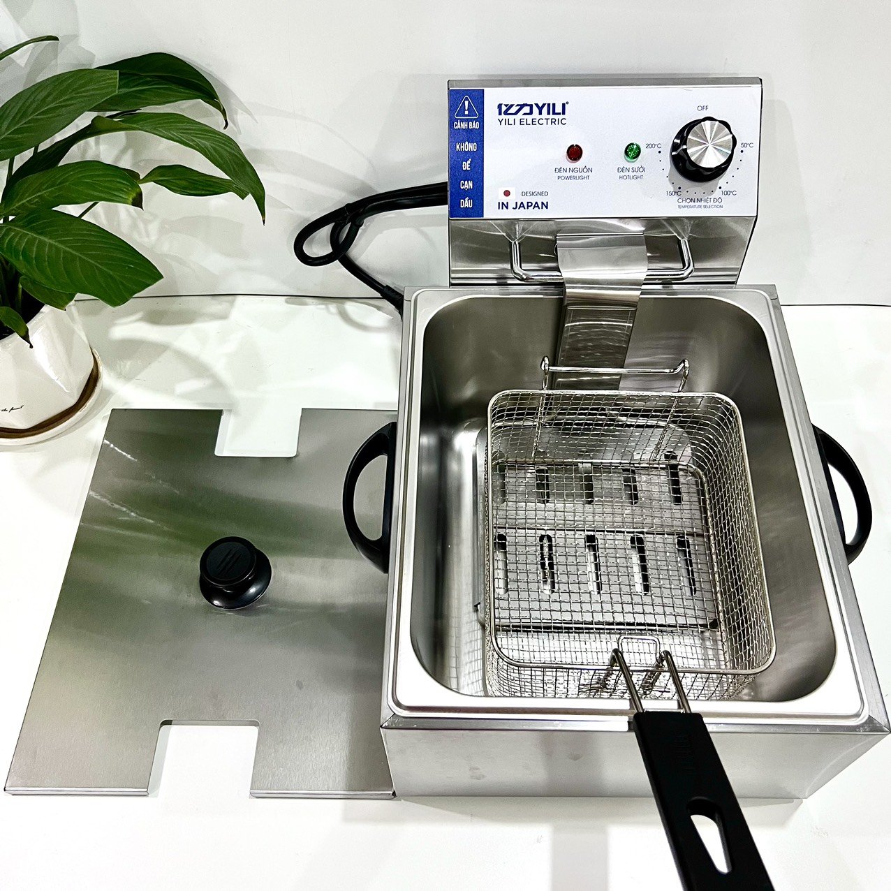 Bếp Chiên Nhúng Điện YILI Cao Cấp, Bếp Chiên Ngập Dầu 6L hàng chính hãng