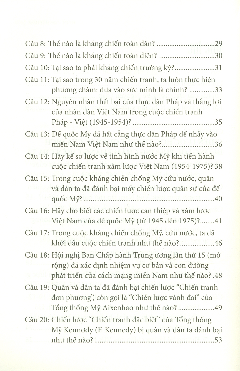 30 Năm Chiến Tranh Cách Mạng Việt Nam (1945 - 1975) - Hỏi &amp; Đáp