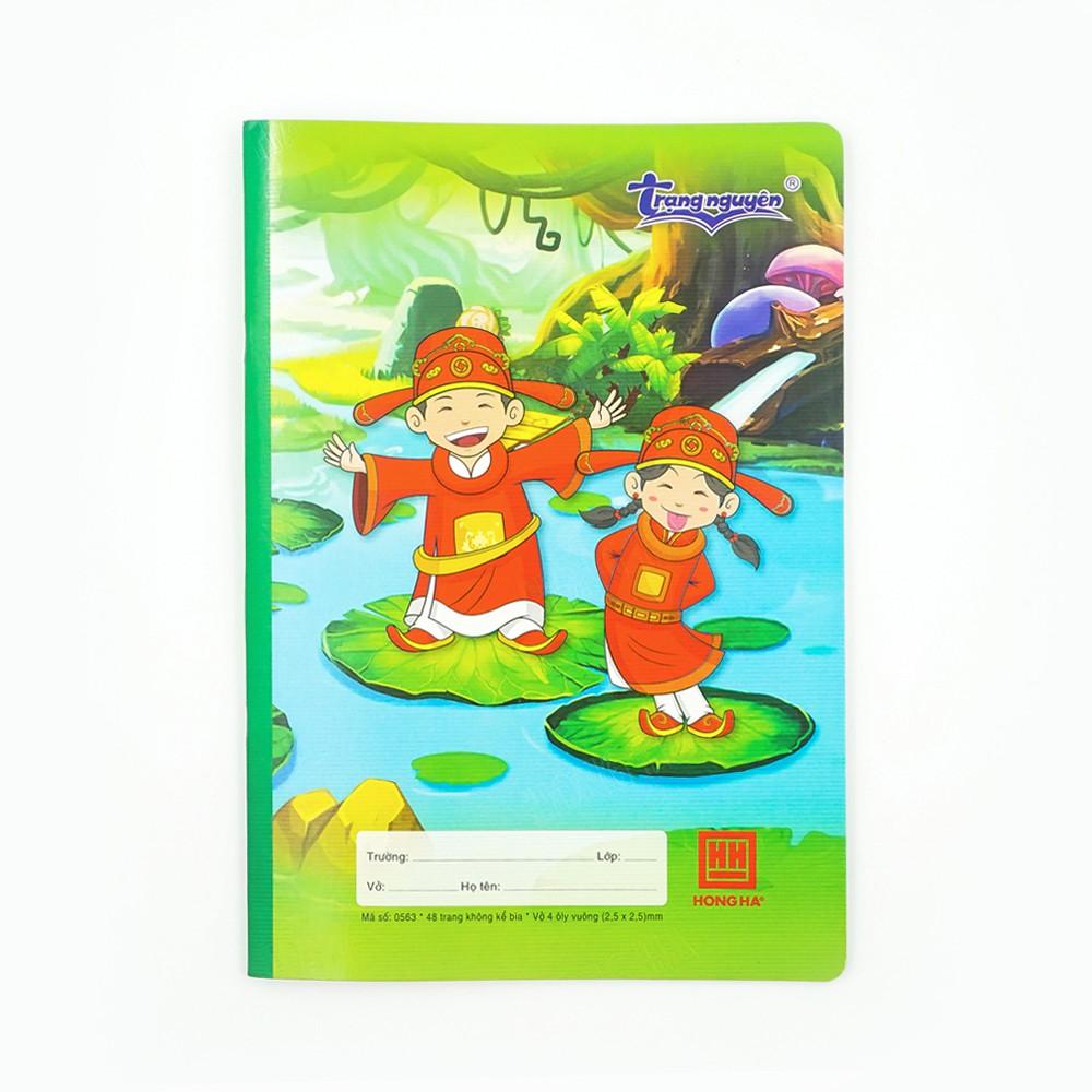 Vở 4 ô ly Hồng Hà 48 trang Chân dung Trạng nguyên