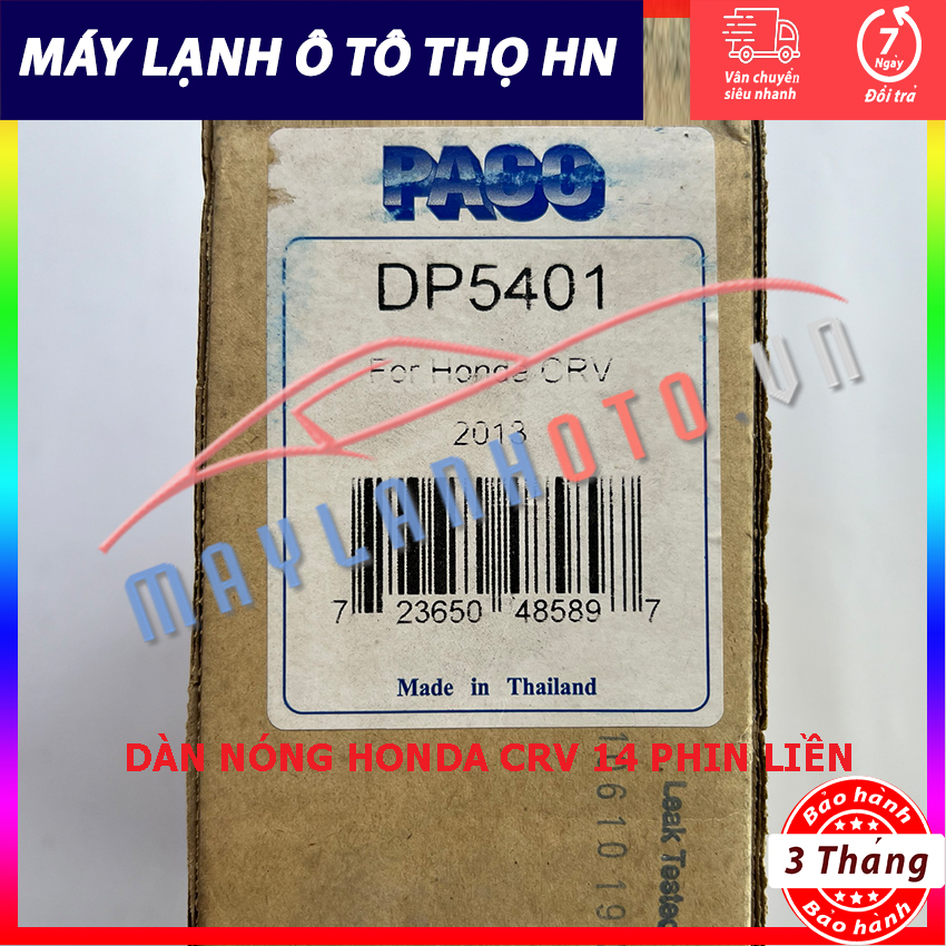 Dàn (giàn) nóng Honda CRV 2014 (phin liền) Hàng xịn Thái Lan (hàng chính hãng nhập khẩu trực tiếp)