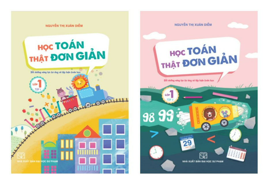 Sách - Combo Học toán thật đơn giản lớp 1