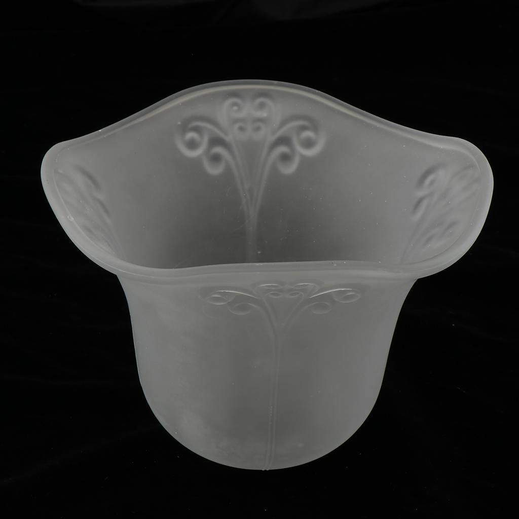 Ceiling fan light chandelier wall light glass lampshade Type 1