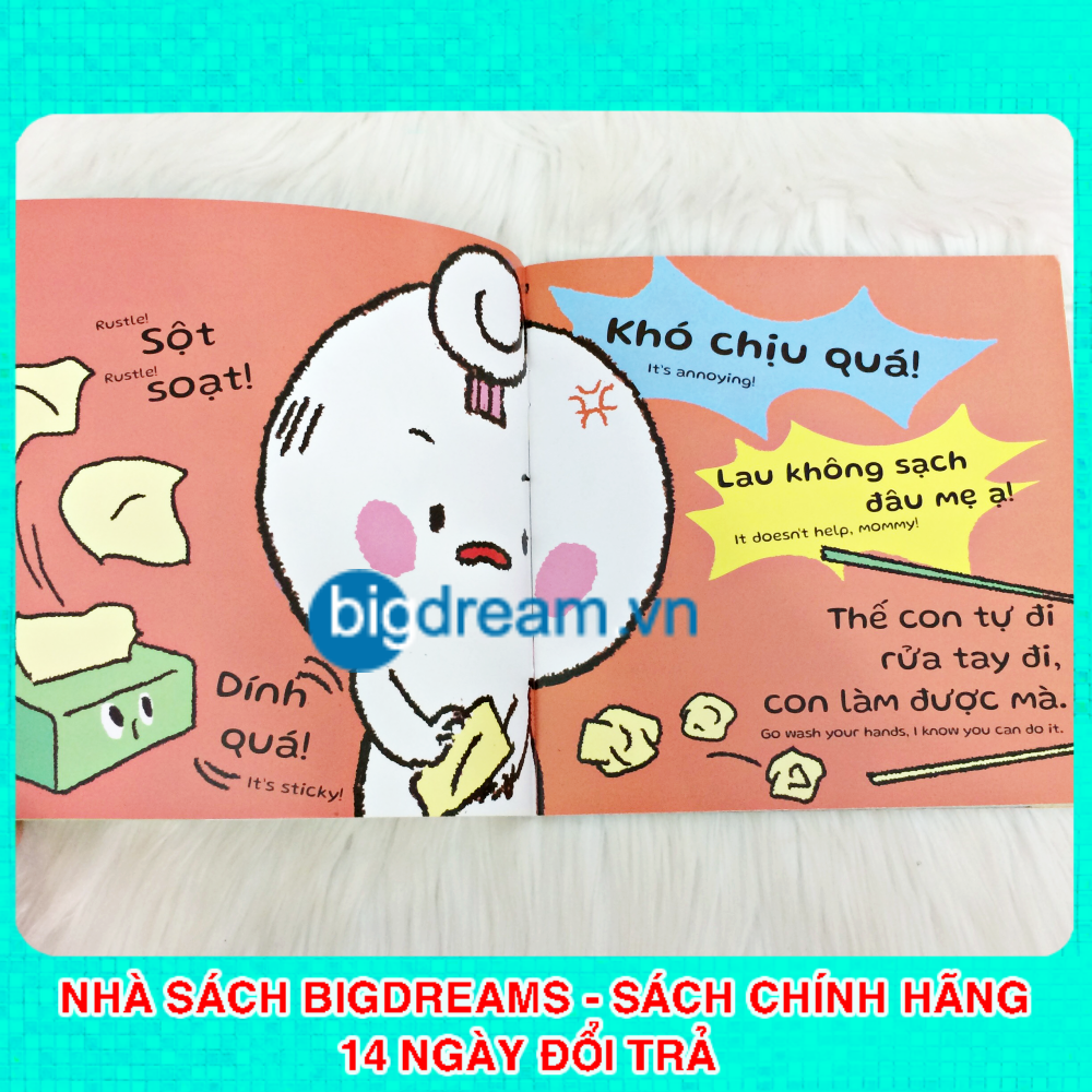 SONG NGỮ Miu Miu Tự Lập - Rửa Tay - Miu bé nhỏ - Ehon kĩ năng sống cho bé