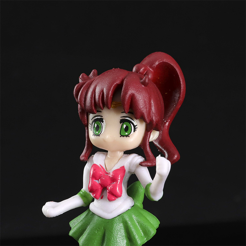 Bộ 6 đồ chơi mô hình Thủy Thủ Mặt Trăng Sailor Moon cao 7 cm