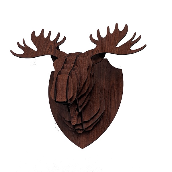 Đầu thú treo tường nai sừng tấm Jonnydecor