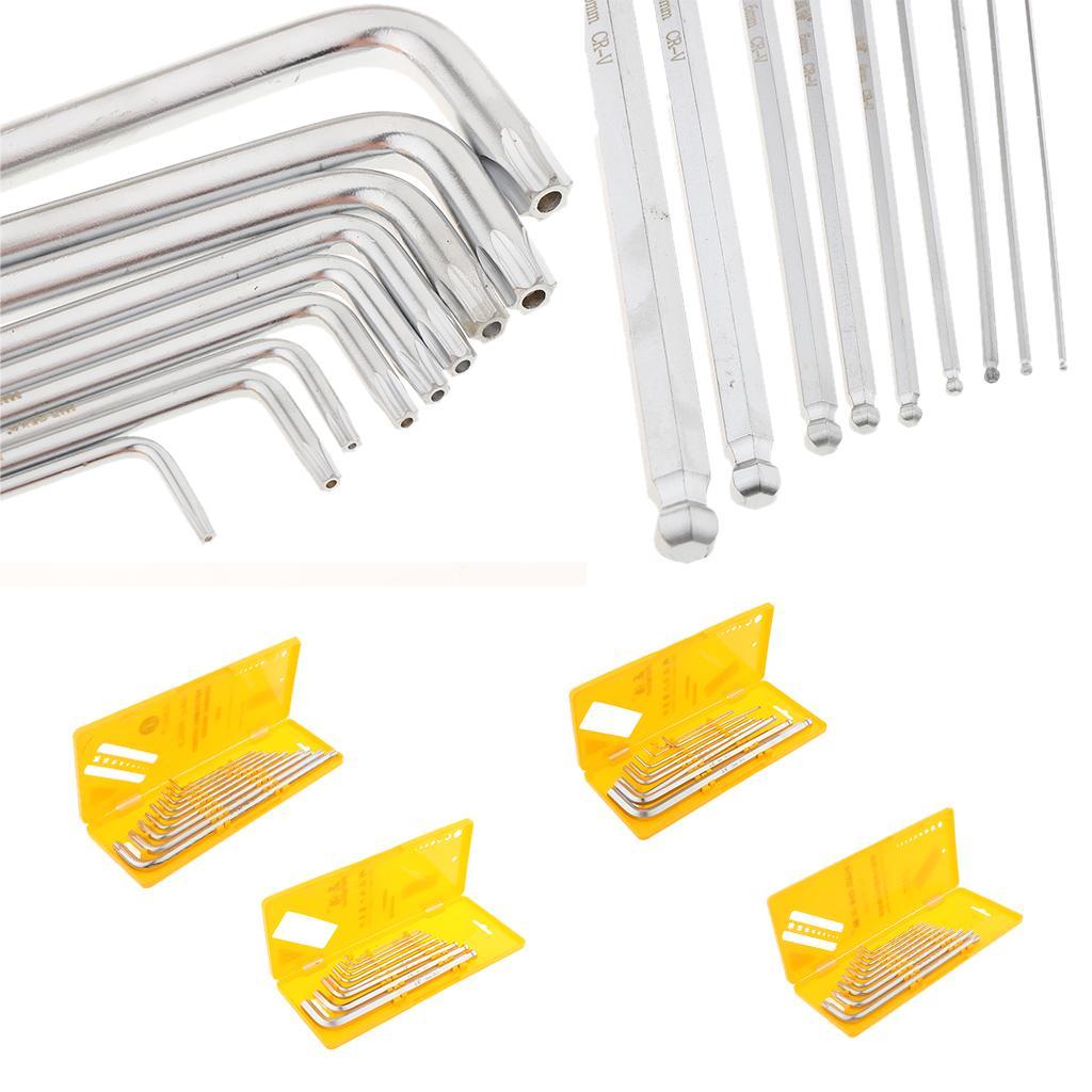 9 Pieces Case Set L-shaped Allen Wrenches