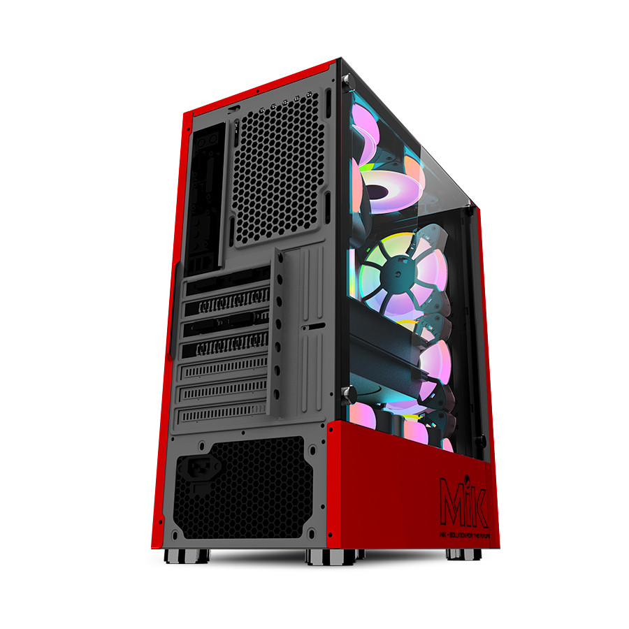 Case máy tính Desktop MIK DT03 RED LUFFY - Hàng Chính Hãng