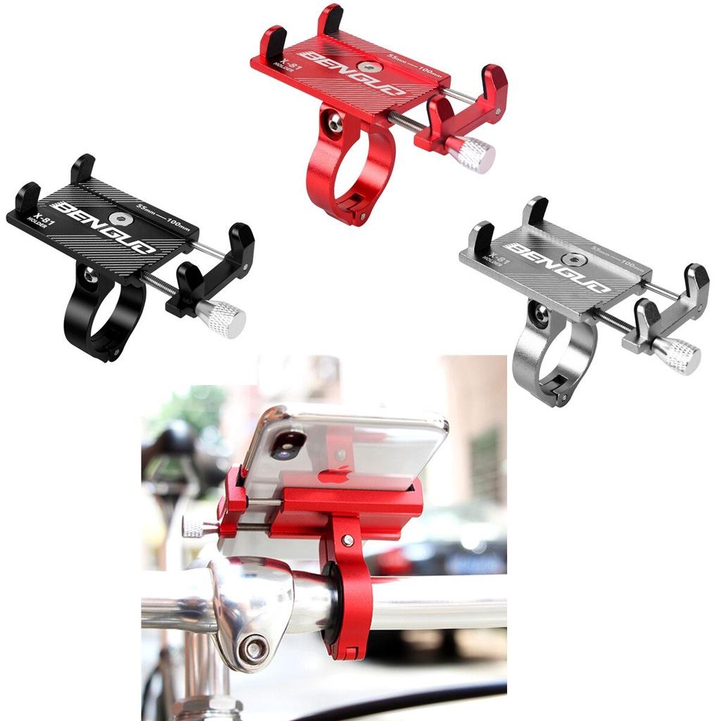 Aluminum Alloy Bicycle Mobile Phone Holder For iPhone Xiaomi Bike Handlebar GPS Mount Bracket Racks For Motorcycle Bike Bicycle