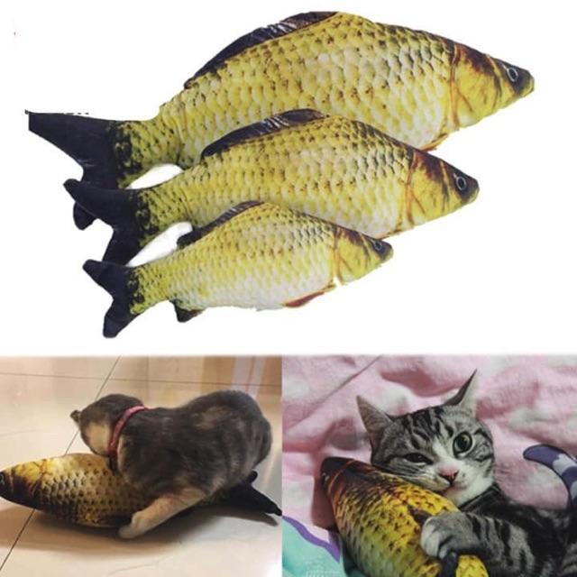 Đồ chơi Catnip cho mèo hình cá 3D nhồi bông