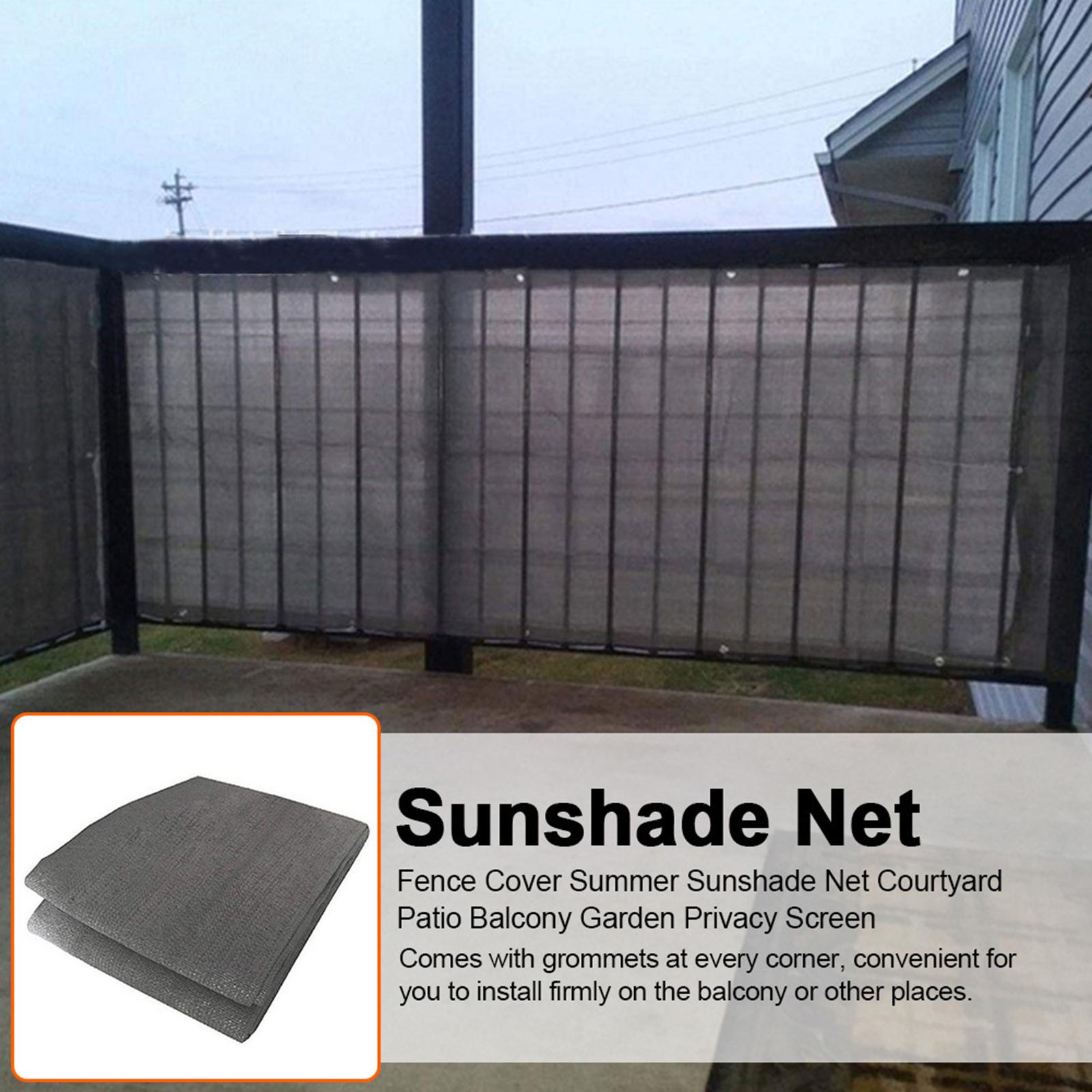 Commercial Fence Privacy Screen Windproof Cooling for Balcony Patio Pool