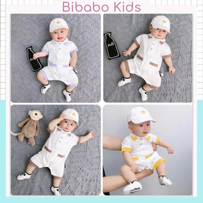 Bodysuit cho bé - quần áo trẻ em sơ sinh phù hợp với bé trai bé gái vải cotton mềm mại - kiểu body đùi ngắn tay cực mát