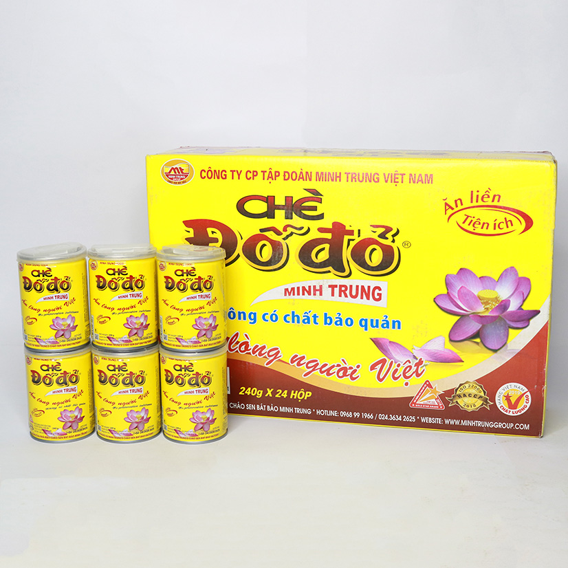 Chè Đỗ Đỏ Minh Trung lốc 3 lon - CHEDODO 3