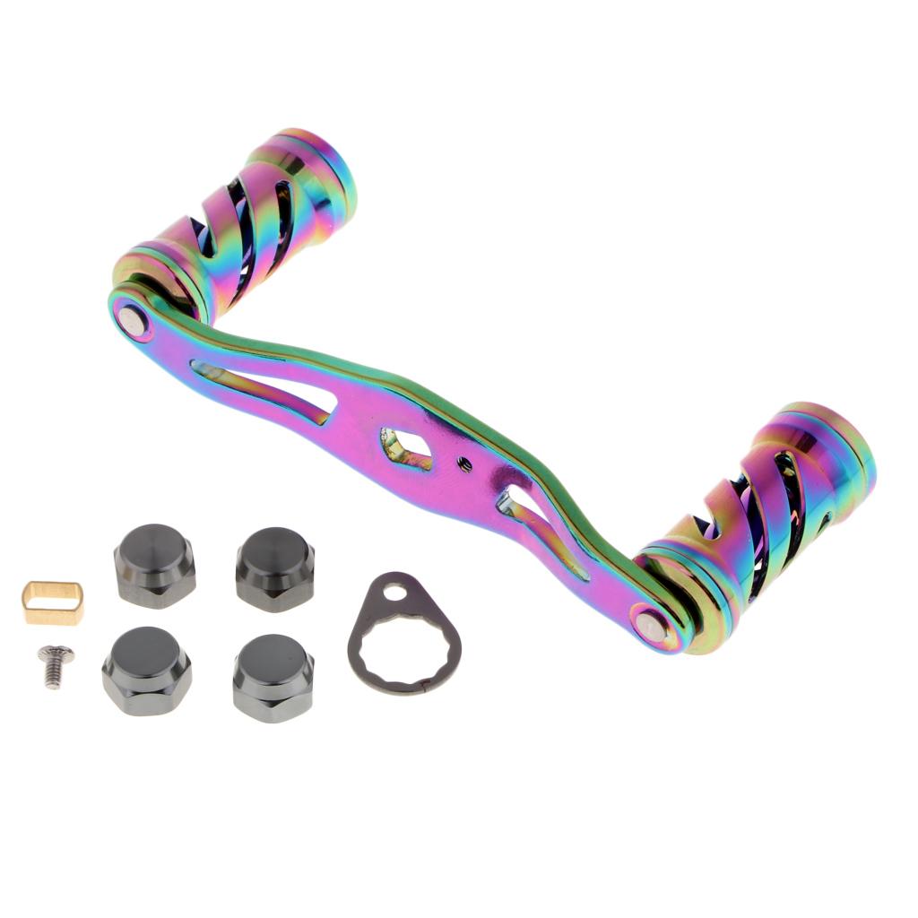 Aluminum Alloy Fishing Reel Handle with Fittings For D/S/A Baitcasting Reels