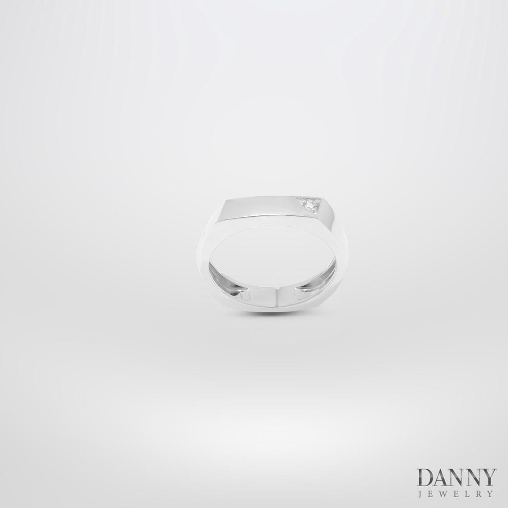 Nhẫn Đôi Danny Jewelry Bạc 925 Đính Đá CZ Xi Rhodium N0084/N0085