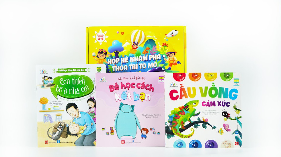 Sách - Hộp hè khám phá, thỏa trí tò mò - Mở ra thấy mua hè cho trẻ từ 3 - 6 tuổi - Đinh Tị Books