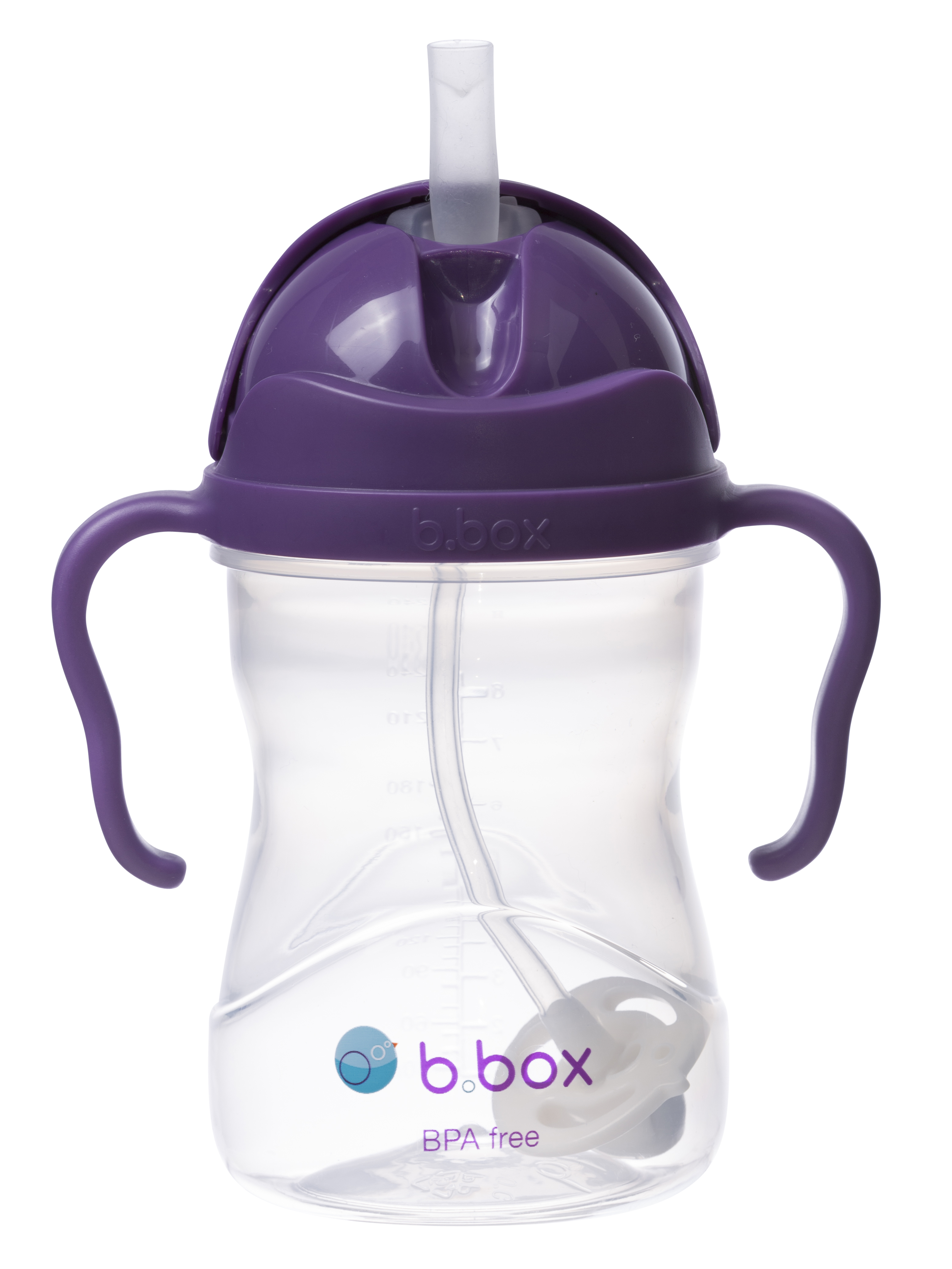 B.box Disney Bình nước 360 độ cho bé tập uống nước 240ml - Tím