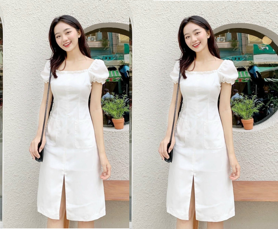 ĐẦM CHỮ A TAY PHỒNG DỄ THƯƠNG