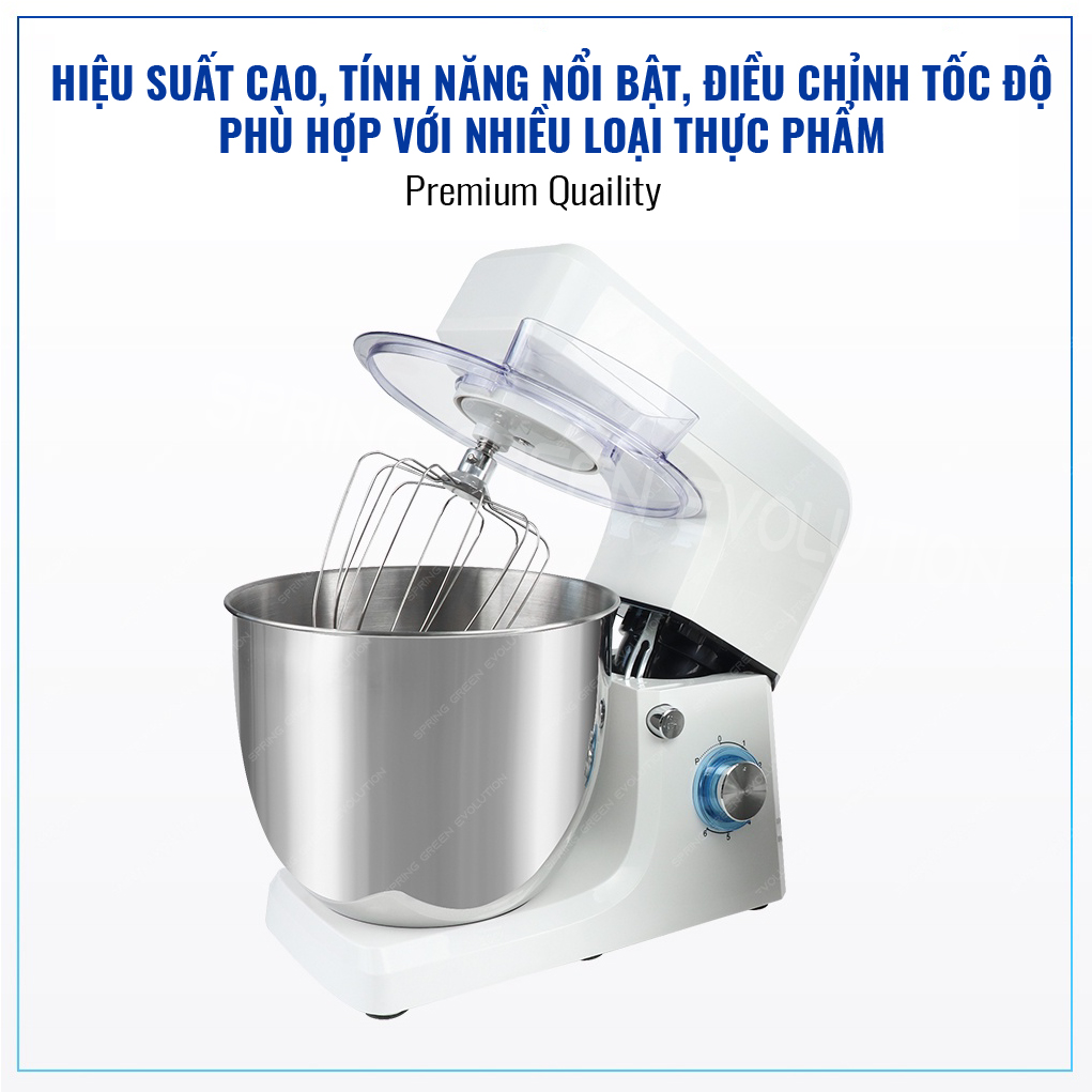 Máy Trộn Thực Phẩm, Máy Đánh Trứng, Máy Nhồi Bột, Máy Đánh Kem MIXER 10L Cao Cấp. Trộn Mọi Loại Thực Phẩm, Tốc Độ Cao, Tiết Kiệm Điện, Hàng Nhập Khẩu