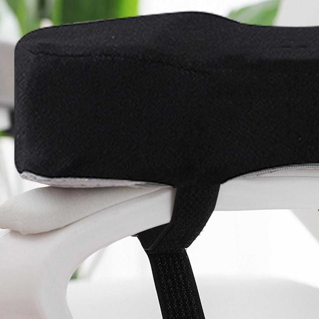 2 PCS Comfy Arm Rest Pillow Chair Armrest Pad Memory Foam Thick Elbow Pillow