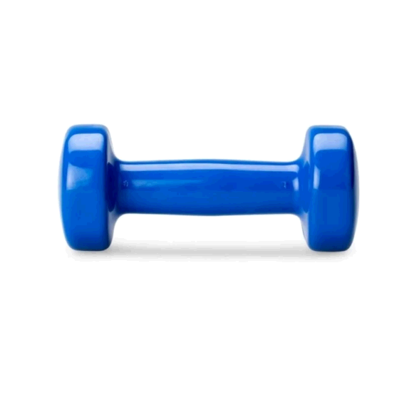 Tạ Tay Nam Nữ 1 >> 10KG Bọc Cao Su Lõi Gang Cao Cấp TNK