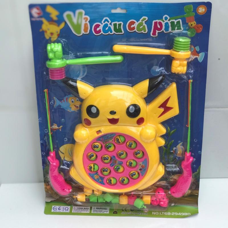 Vỉ đồ chơi Câu Cá Đập chuột 2in1 - Đồ chơi trẻ em - Đồ chơi dùng pin