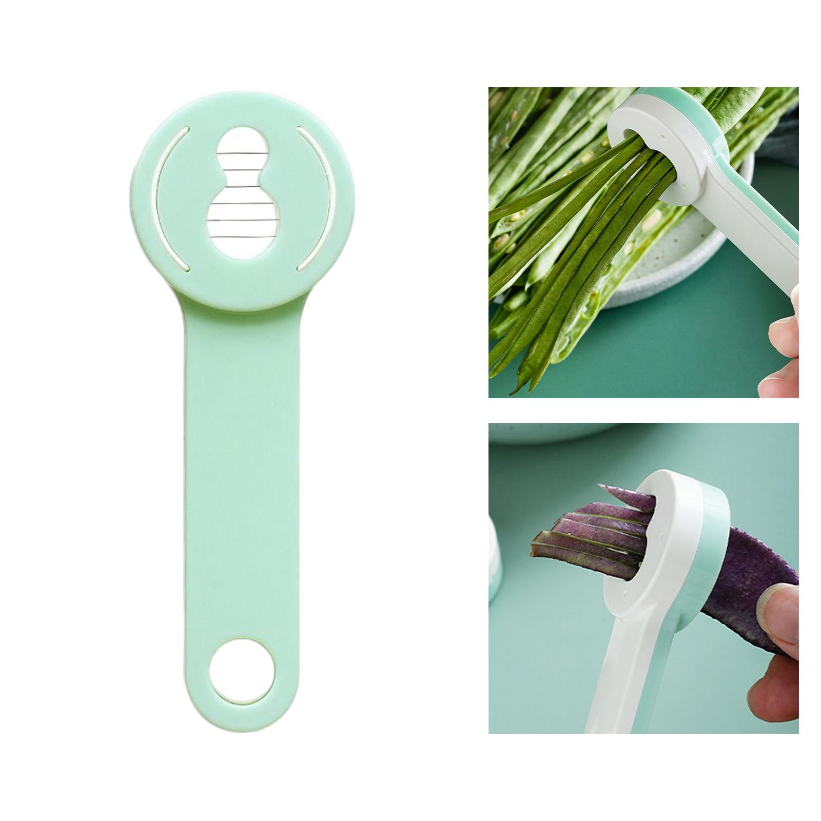 Multifunction Bean Slicer Kitchen Gadgets Long Bean Shredder for Bean