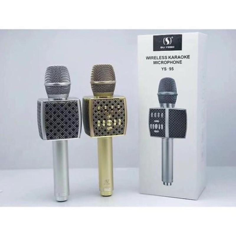 Micro karaoke  Bluetooth  loa to vừa livetream  cao cấp  sd 95