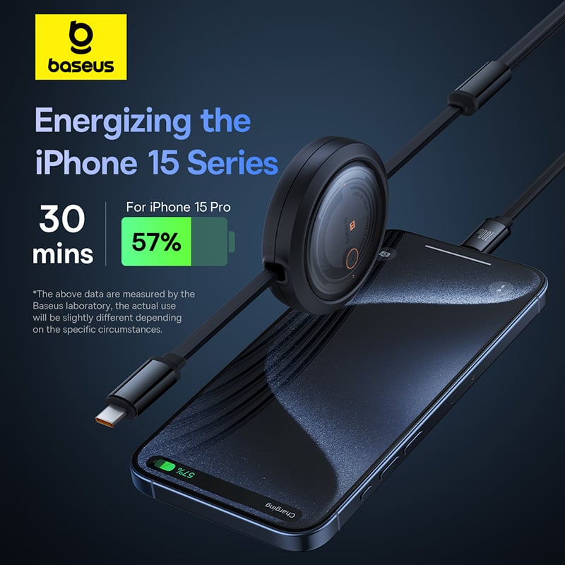 Cáp Sạc Đa Năng Baseus Free2Draw Retractable Crystal Type-C to M+L+C 100W (1.1m, Fast Charging Data Cable) - Hàng chính hãng