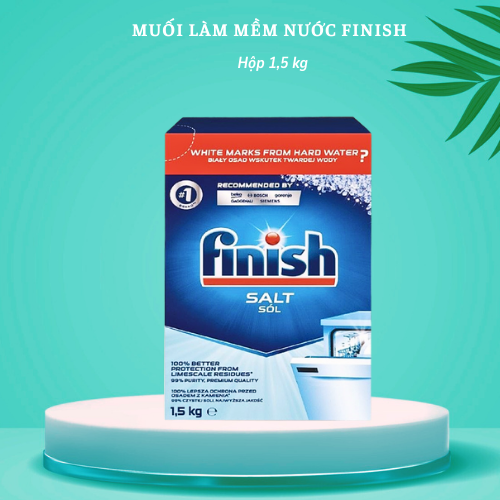 Muối rửa bát Finish 4kg - Muối finish 4.0kg cho Máy rửa bát chén ly, Muối rửa chén finish hay gọi là Muối làm mềm nước Finish gói 1.5kg, 4 kg, 1.2kg