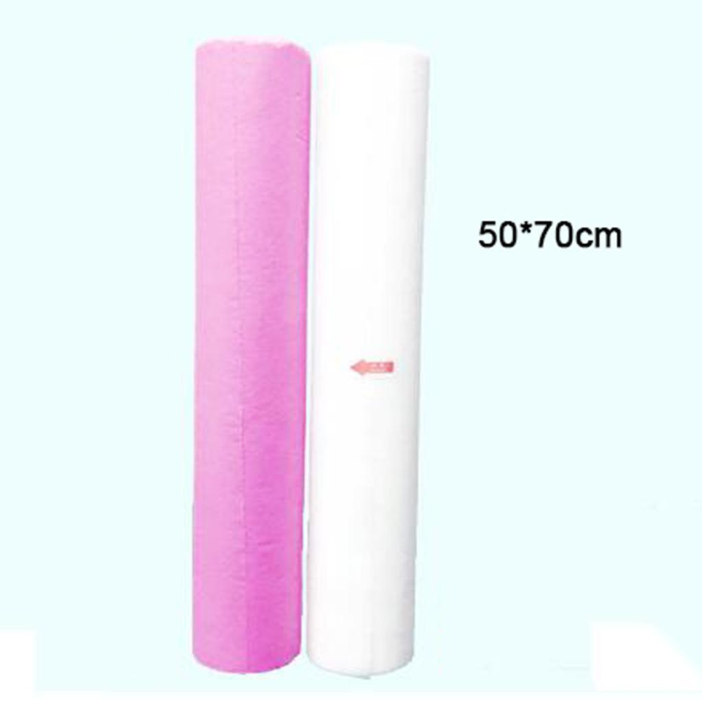 150 Piece Disposable Sheets for Beauty Massage Rooms Non-Woven White Pink