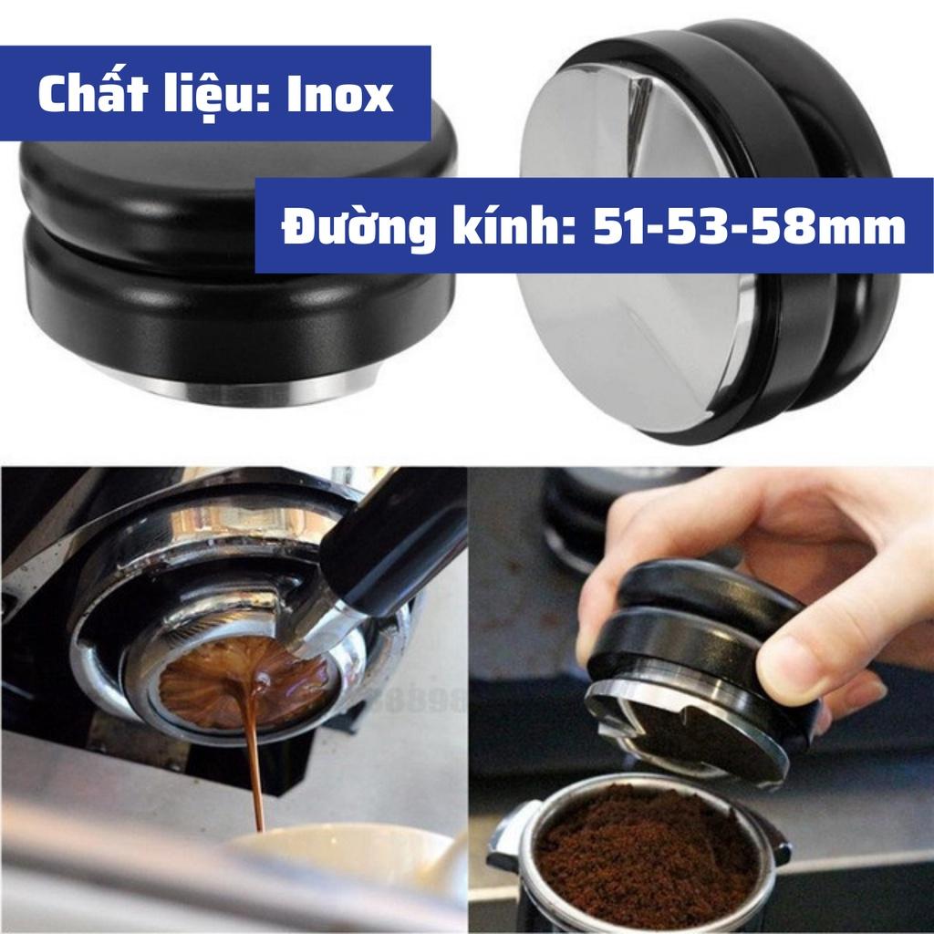 OCD gạt cà phê Mặt Chia 3 tamper Nén cà phê Espresso Cao Cấp Inox 304 phù hợp tay nén cafe pha máy đường kính 51-53-58mm