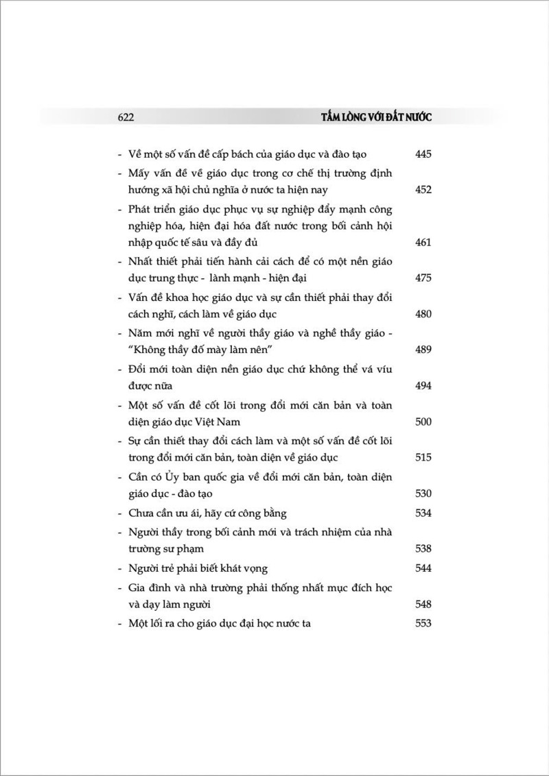 Tấm lòng với đất nước (Xuất bản lần thứ hai)