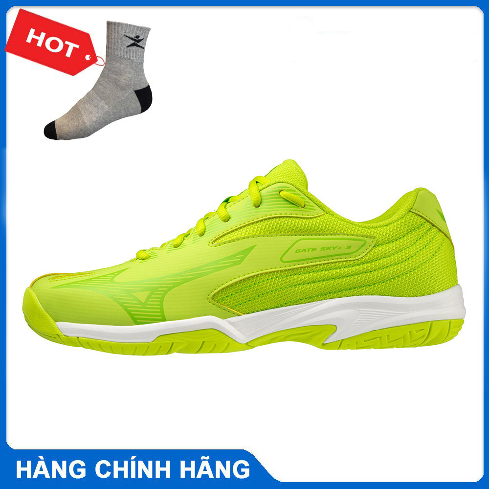 Giày cầu lông Mizuno Nam nữ Gate Sky Plus 3 mẫu mới - tặng tất thể thao bendu