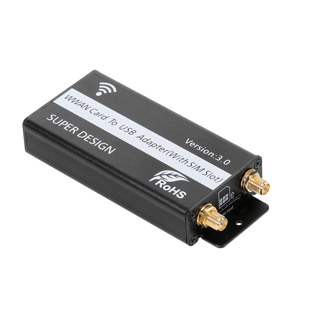 Bảng mạch bộ điều hợp Mô-đun LTE NGFF M.2 Phím B sang USB 3.0 với Khe cắm SIM 6/8 Chân cho Mô-đun WWAN / LTE / 3G 4G