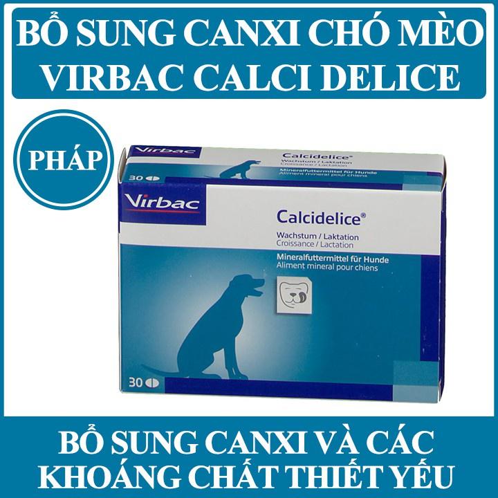 Viên canxi và khoáng chất giúp cún cưng ăn ngon miệng - Virbac Calci Delice